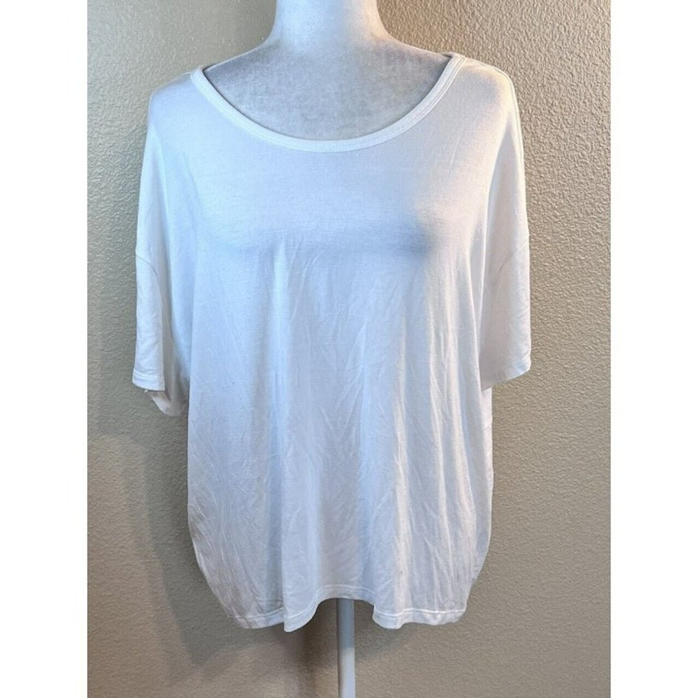 Athleta Women's XL Cloudlight Open Back White Top Tee